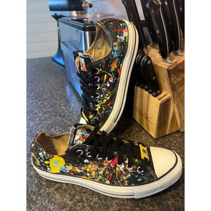 RARE Converse Chuck All-Star Paint Splatters Autism Awareness Sneakers